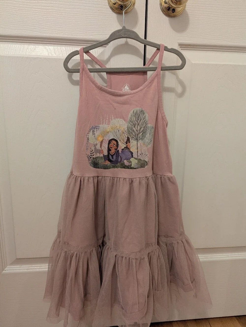 EUC Disney Asha And Star Wish Dress Size 5/6